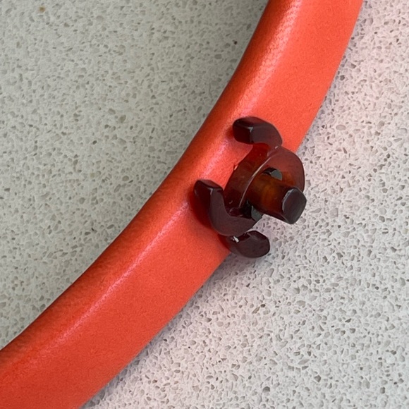 Vintage Chanel CC Logo Turnlock Headband - Picture 8 of 9